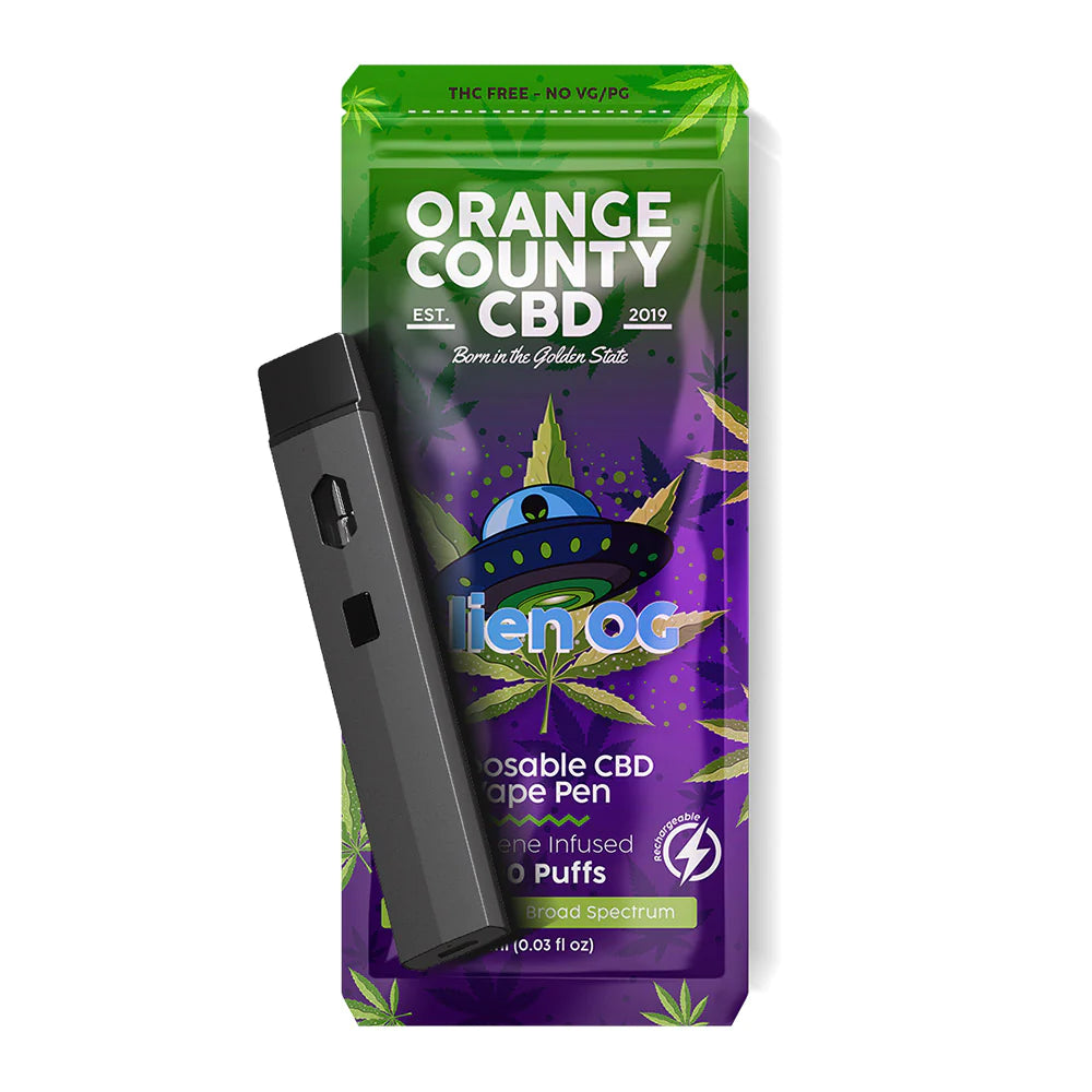 1ml Disposable CBD Vape Pen (600mg) by Orange County